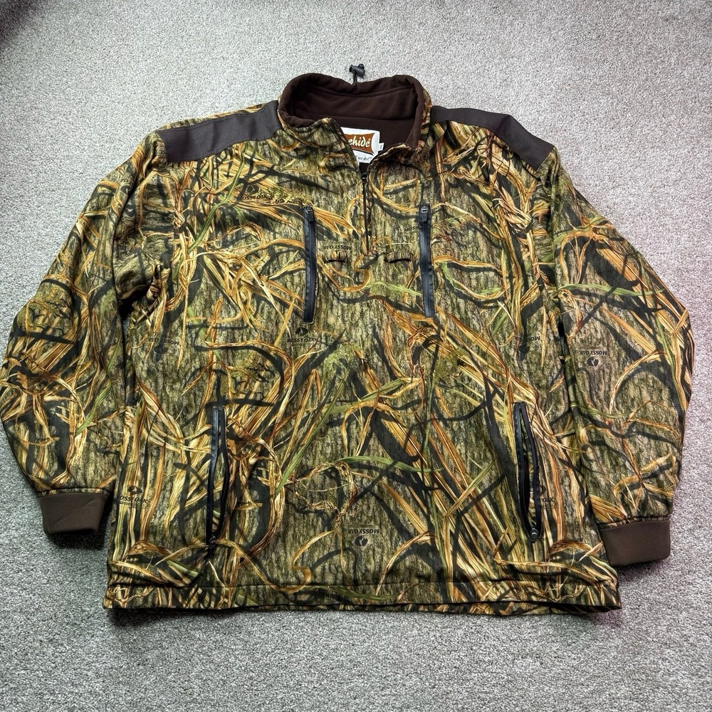 Mossy Oak Gamehide Hooded Camo XXL Hunting Jacket  Camouflage‎ Mens 2XL